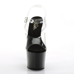 Pleaser SKY-308CRS Silver Strass Heeled Pole Dance Shoes