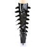 Pleaser DELIGHT-2049 Patent Platform Buckle Boots