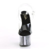 Pleaser SKY-308GF Transparent Black Glitter Sale Women
