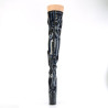 Pleaser FLAMINGO-3000HWR Black Extreme Thigh Boots
