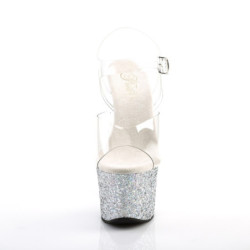 Pleaser SKY-308LG Glitter High Heeled Pole Dance Shoes