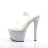 Pleaser SKY-308LG Glitter High Heeled Pole Dance Shoes