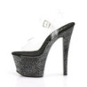 Pleaser SKY-308MG Black Platform High Heeled Pole Shoes