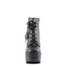 Demonia POISON-101 Black Vegan Platform Ankle High Boots