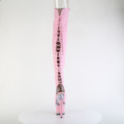 Pleaser SPECTATOR-3030 Rose Laced Overknee Boots
