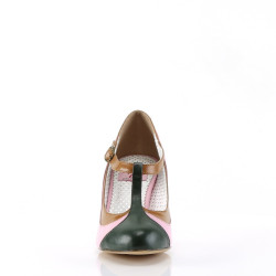 Pin Up Couture PEACH-03 Rose Vegan Leather Sale Women
