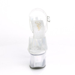 Pleaser SKY-308N Silver Hologram TSilver Sale Women