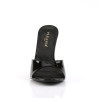 Pleaser CLASSIQUE-01 Black Patent High Heeled Mules