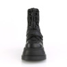 Demonia STOMP-13 Black Punk Goth Platform Wedge Boots
