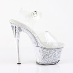 Pleaser SKY-308RSI Strass Platform High Heeled Pole Shoes