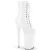 Pleaser BEYOND-1020 White Patent Sale Women