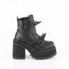 Demonia ASSAULT-72 Black Vegan Platform Women Boots