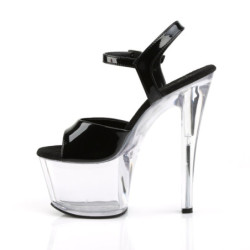 Pleaser SKY-309 Clear Platform High Heels Disco Shoes