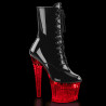 Pleaser FLASHDANCE-1020SPEC Black Transparent Boots