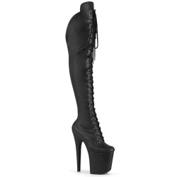 Pleaser FLAMINGO-3014 Vegan Extreme Heeled Thigh Boots