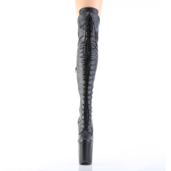 Pleaser FLAMINGO-3014 Vegan Extreme Heeled Thigh Boots