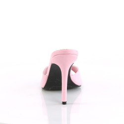 Pleaser CLASSIQUE-01 Rose Vegan High Heeled Mules