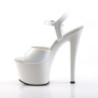 Pleaser SKY-309 White Platform High Heels Disco Shoes