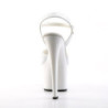 Pleaser SKY-309 White Platform High Heels Disco Shoes