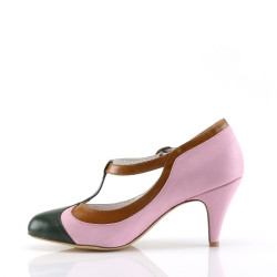 Pin Up Couture PEACH-03 Rose Vegan Leather Sale Women