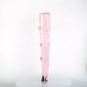 Pleaser SEDUCE-3028 Rose Buckle Thigh High Boots