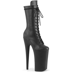 Pleaser BEYOND-1050WR Black Vegan Leather Sale Women