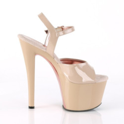 Pleaser SKY-309TT Nude Platform High Heels Disco Shoes