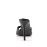 Pleaser CLASSIQUE-01 Black Kid Vegan High Heeled Mules