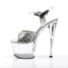 Pleaser SKY-310 Clear Platform High Heel Pole Dance Shoes