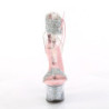 Pleaser SKY-327RSI Silver Strass Rose Sale Women