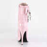 Devious DOMINA-1023 Rose Patent High Heeled Ankle Boots