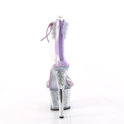 Pleaser SKY-327RSI Silver Strass Lavender Sale Women