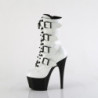 Pleaser ADORE-1046TT White Hologram Patent Black Sale