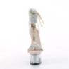 Pleaser SKY-327RSI Silver Strass Nude Sale Women