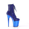 Pleaser FLAMINGO-1020CHRS Blue Strass Chrome Sale Women