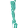 Pleaser FLAMINGO-3020GP Baby Blue Glitter Patent Sale