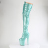 Pleaser FLAMINGO-3020GP Baby Blue Glitter Patent Sale