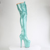 Pleaser FLAMINGO-3020GP Baby Blue Glitter Patent Sale