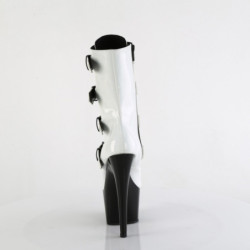 Pleaser ADORE-1046TT White Hologram Patent Black Sale