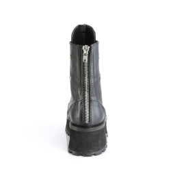 Demonia GRAVEDIGGER-10 Black Vegan Platform Men Boots