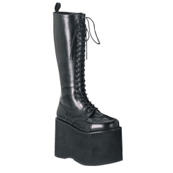 Demonia MEGA-602 Black Vegan Platform Men Boots