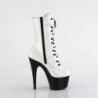 Pleaser ADORE-1046TT White Hologram Patent Black Sale