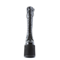 Demonia MEGA-602 Black Vegan Platform Men Boots
