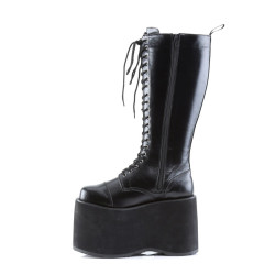 Demonia MEGA-602 Black Vegan Platform Men Boots
