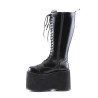 Demonia MEGA-602 Black Vegan Platform Men Boots