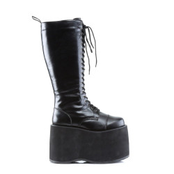 Demonia MEGA-602 Black Vegan Platform Men Boots