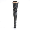 Pleaser SEDUCE-3024 Vegan Laced Thigh High Boots