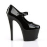 Pleaser SKY-387 Black Platform High Heeled Pumps Women