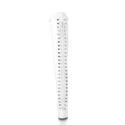 Pleaser SEDUCE-3024 White Laced Thigh High Boots