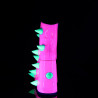 Demonia SLAY-77 Neon Pink Green Platform Ankle Boots